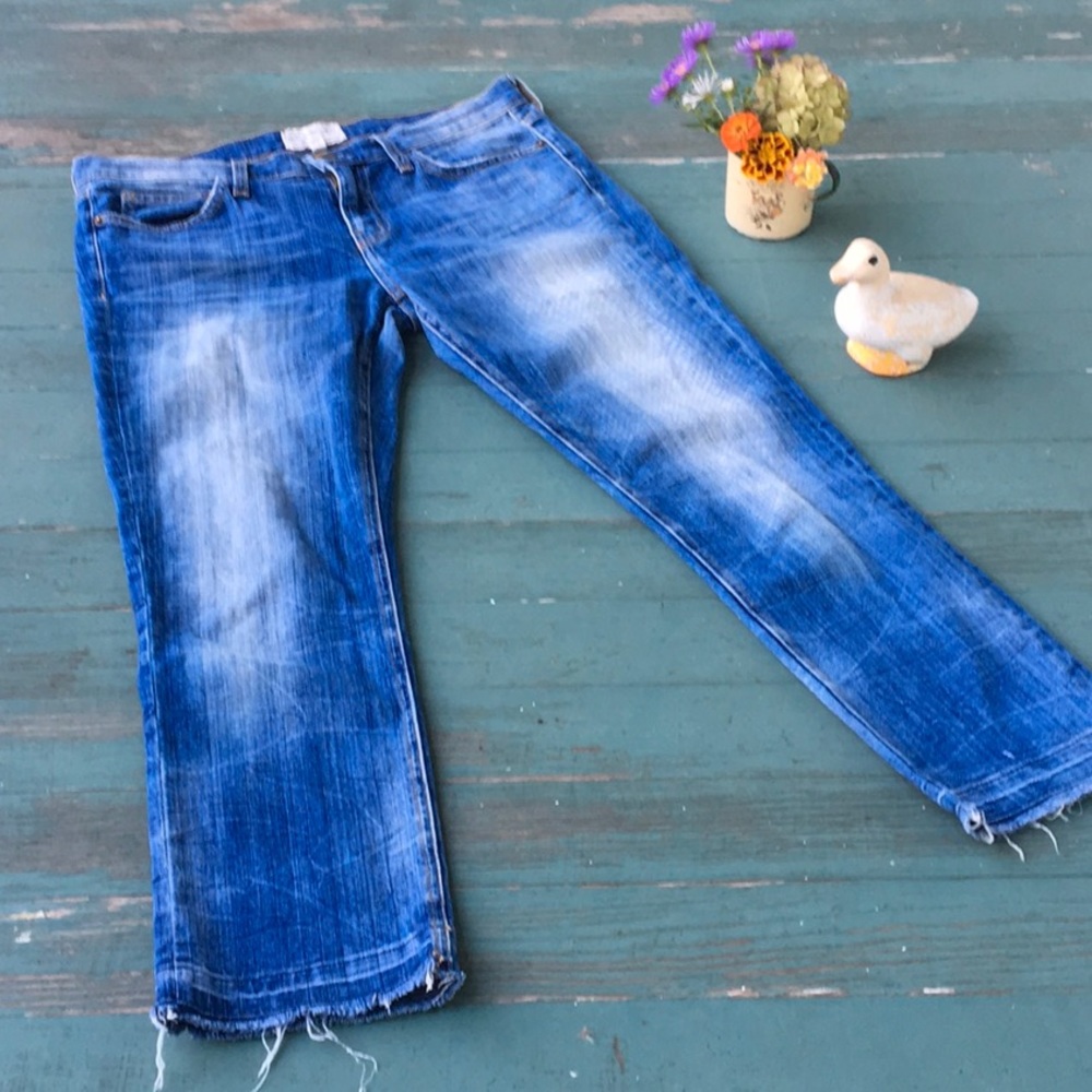 Current Elliot cropped jeans